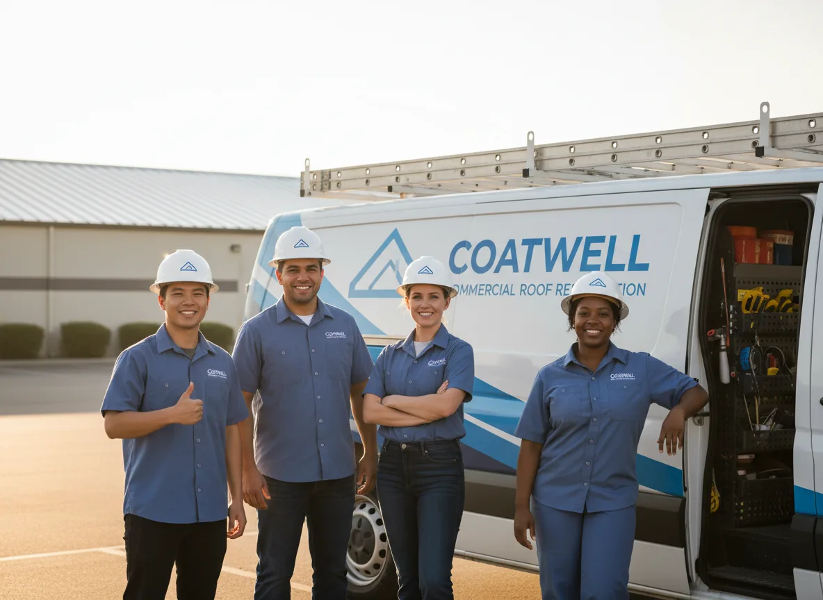 Commercial roof coating company in Rothschild, WI